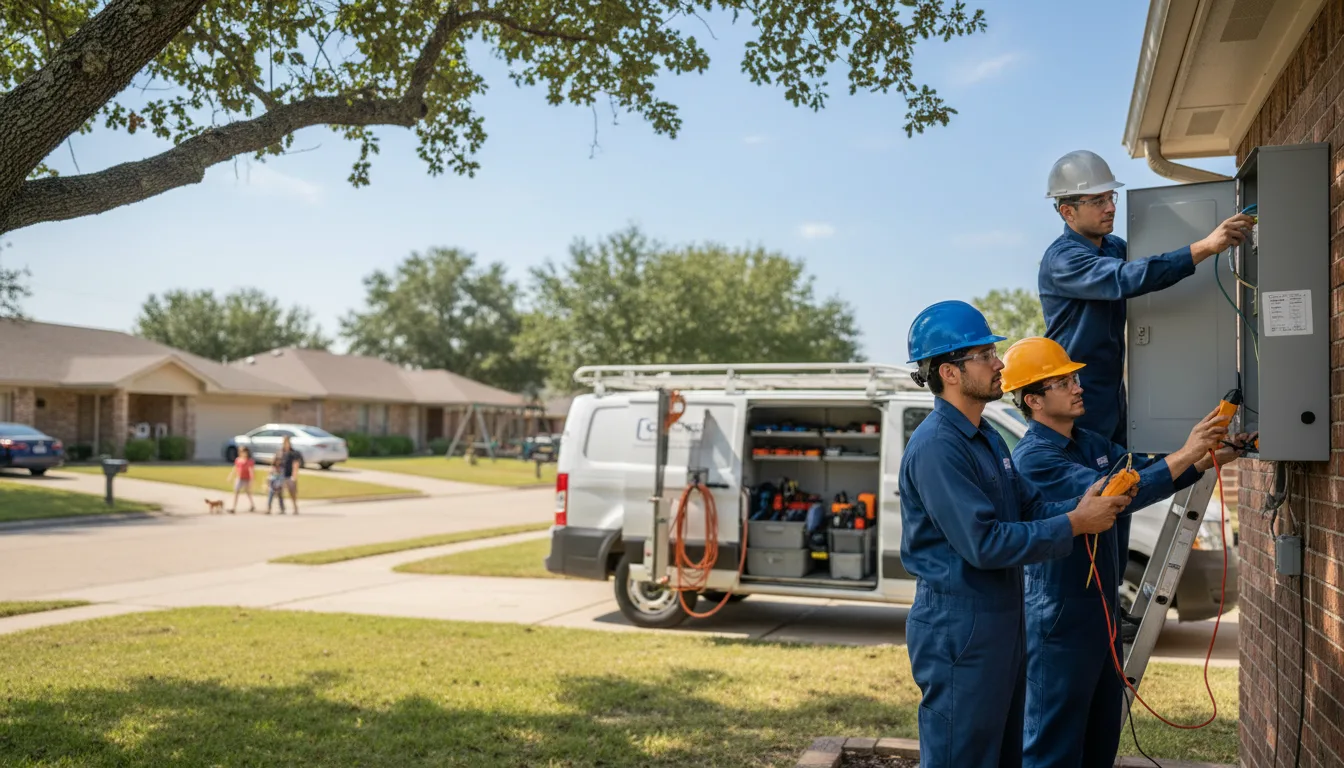 Certified electrician providing emergency electrical services in Evangeline, LA